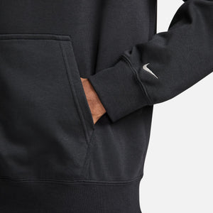 Nike Men's Dri-FIT Track Club Hoodie Black / Summit White - achilles heel