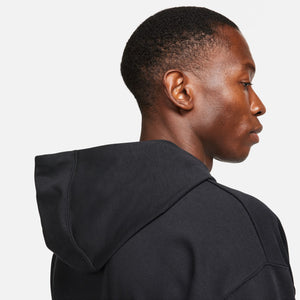 Nike Men's Dri-FIT Track Club Hoodie Black / Summit White - achilles heel