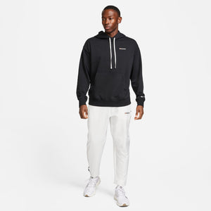 Nike Men's Dri-FIT Track Club Hoodie Black / Summit White - achilles heel