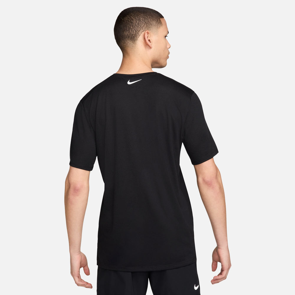 Nike Men's Rise 365 Prefontaine Run Energy Tee Black / Summit White - achilles heel