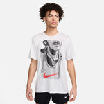 Nike Men's Rise 365 Prefontaine Run Energy Tee Summit White / Picante Red - achilles heel