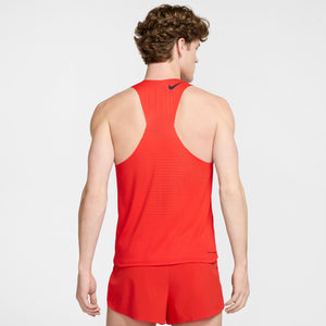 Nike Men's Dri-FIT AeroSwift ADV Running Vest Light Crimson / Black - achilles heel