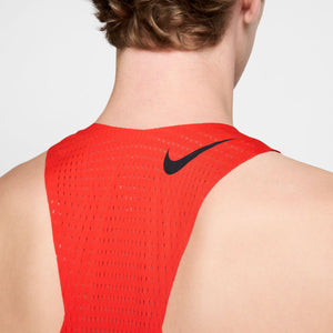 Nike Men's Dri-FIT AeroSwift ADV Running Vest Light Crimson / Black - achilles heel