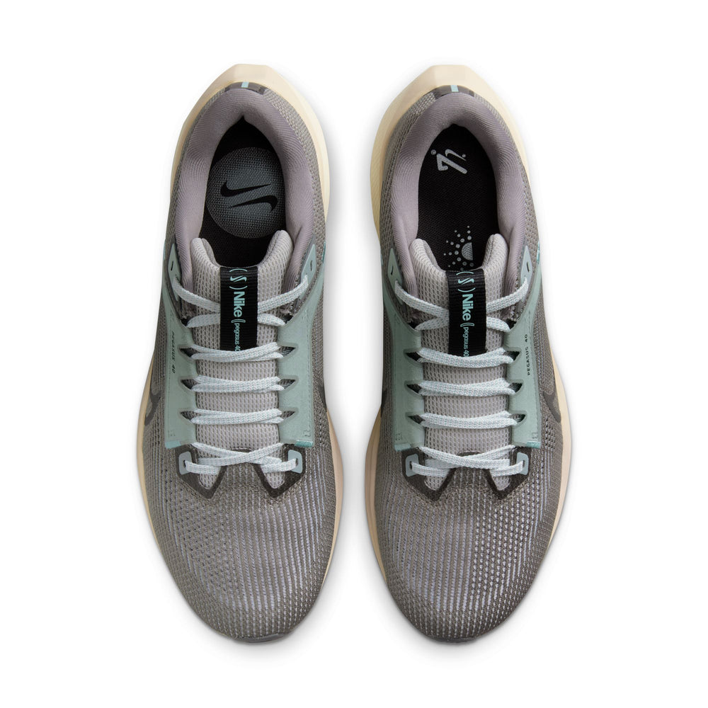 Nike Men's Air Zoom Pegasus 40 Premium Running Shoes Light Iron Ore / Black / Flat Pewter - achilles heel
