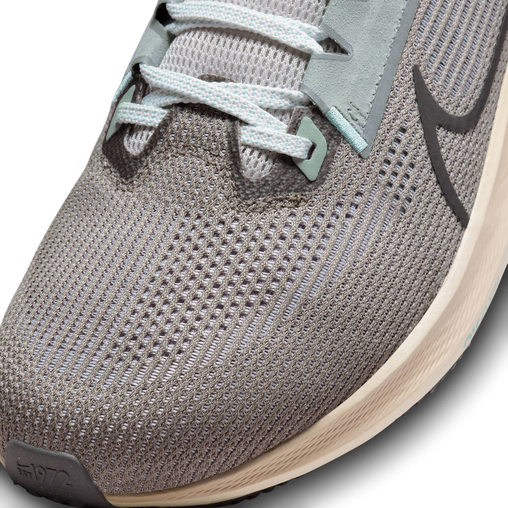 Nike Men's Air Zoom Pegasus 40 Premium Running Shoes Light Iron Ore / Black / Flat Pewter - achilles heel