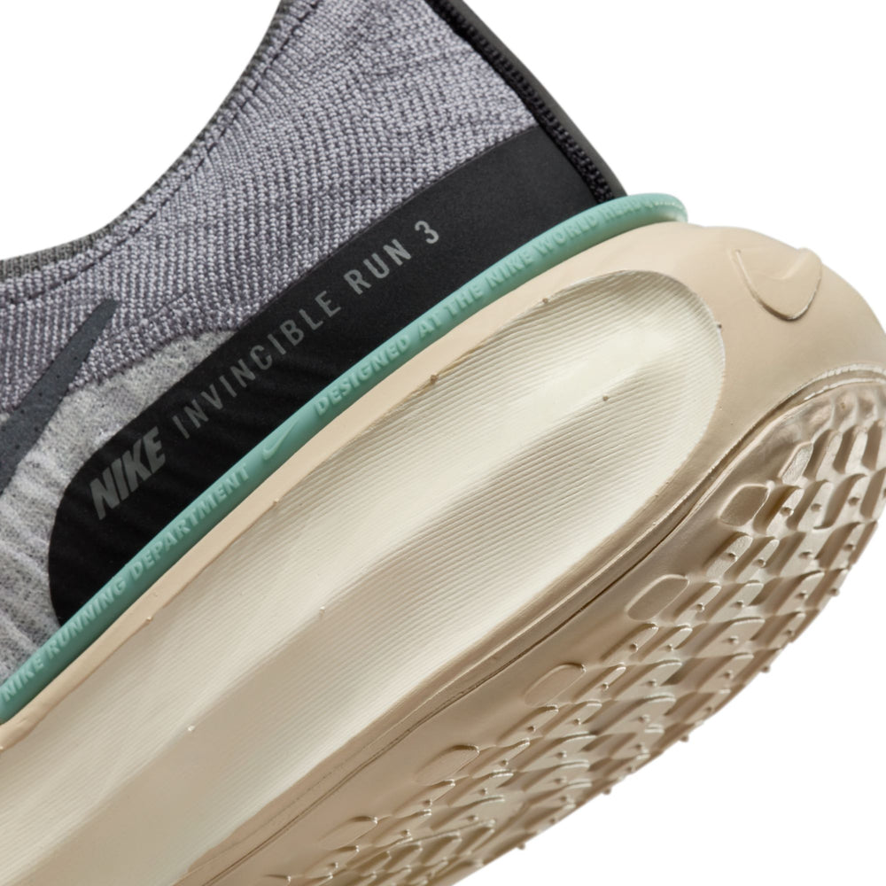 Nike Men's Invincible Run Flyknit 3 Running Shoes Cool Grey / Black / Pewter - achilles heel