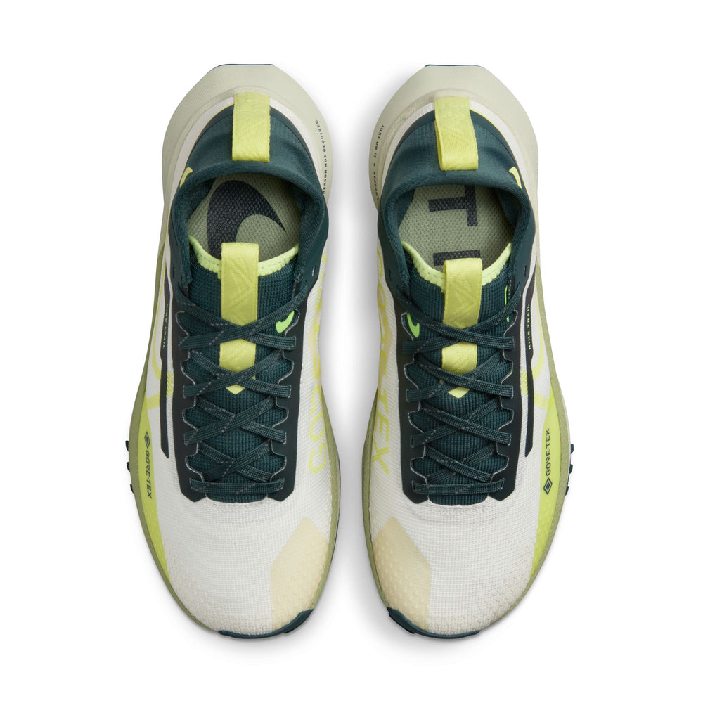 Nike Women's React Pegasus Trail 4 GORE-TEX Trail Running Shoes Sail / Sea Glass / Deep Jungle / Light Lemon Twist - achilles heel