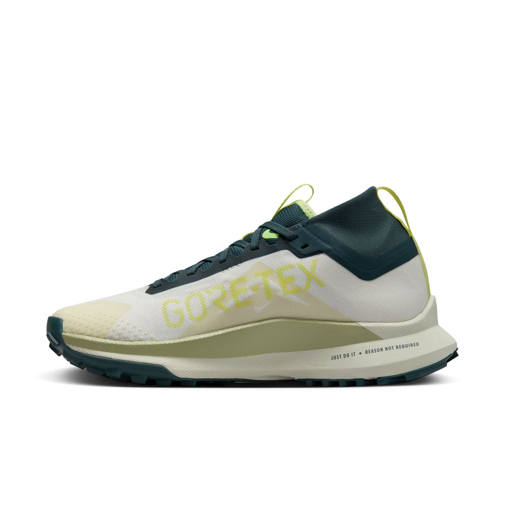 Nike Women's Pegasus Trail 4 GORE-TEX Trail Running Shoes Sail / Sea Glass / Deep Jungle / Light Lemon Twist - achilles heel