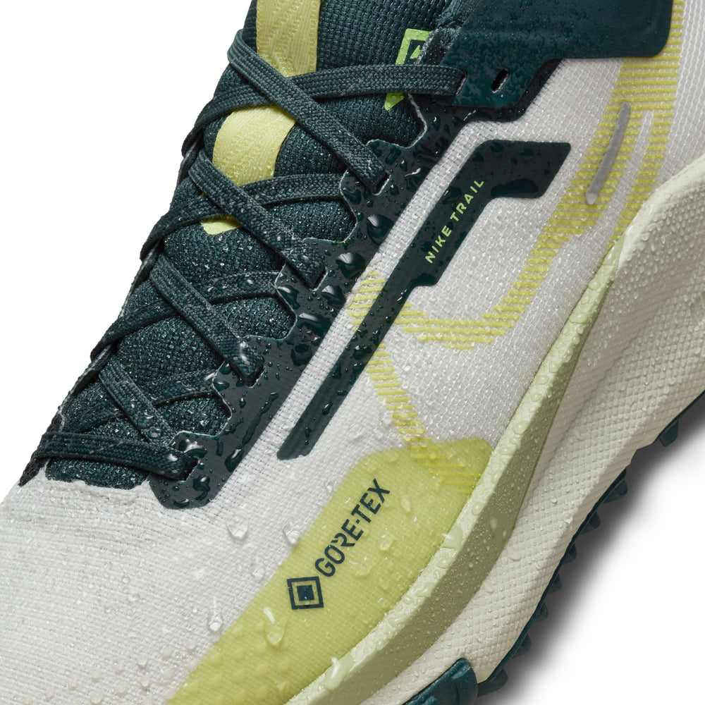 Nike Women's Pegasus Trail 4 GORE-TEX Trail Running Shoes Sail / Sea Glass / Deep Jungle / Light Lemon Twist - achilles heel