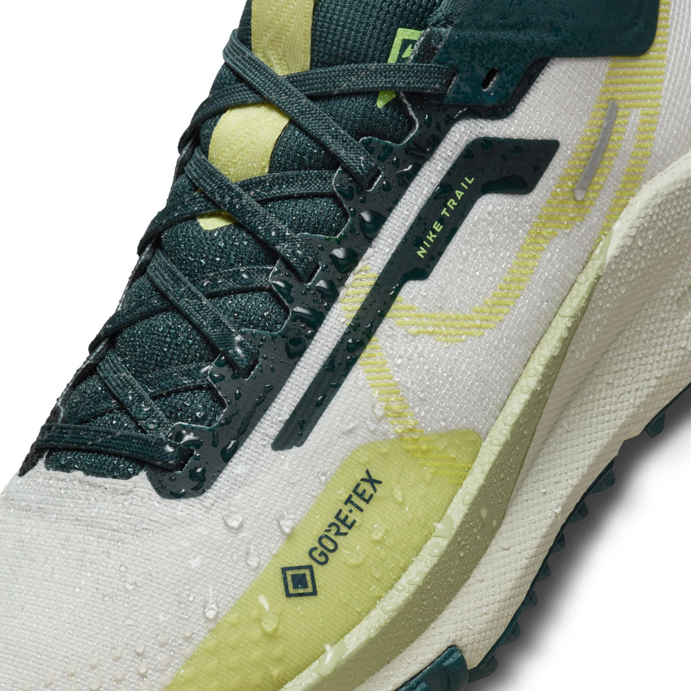 Nike Women's React Pegasus Trail 4 GORE-TEX Trail Running Shoes Sail / Sea Glass / Deep Jungle / Light Lemon Twist - achilles heel
