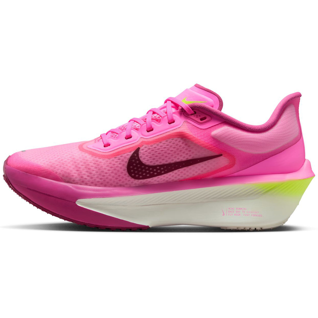 Women's Zoom Fly 6 Running Shoes Glacier Pink Spell / Bordeaux / Crimson Tint