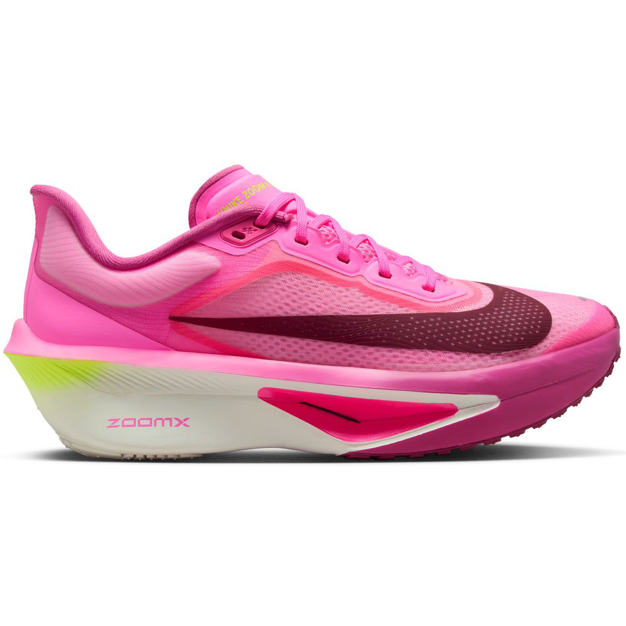 Women's Zoom Fly 6 Running Shoes Glacier Pink Spell / Bordeaux / Crimson Tint