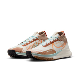 Nike Men's React Pegasus Trail 4 GORE-TEX Trail Running Shoes Pale Ivory / Bright Mandarin - achilles heel