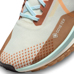 Nike Men's React Pegasus Trail 4 GORE-TEX Trail Running Shoes Pale Ivory / Bright Mandarin - achilles heel