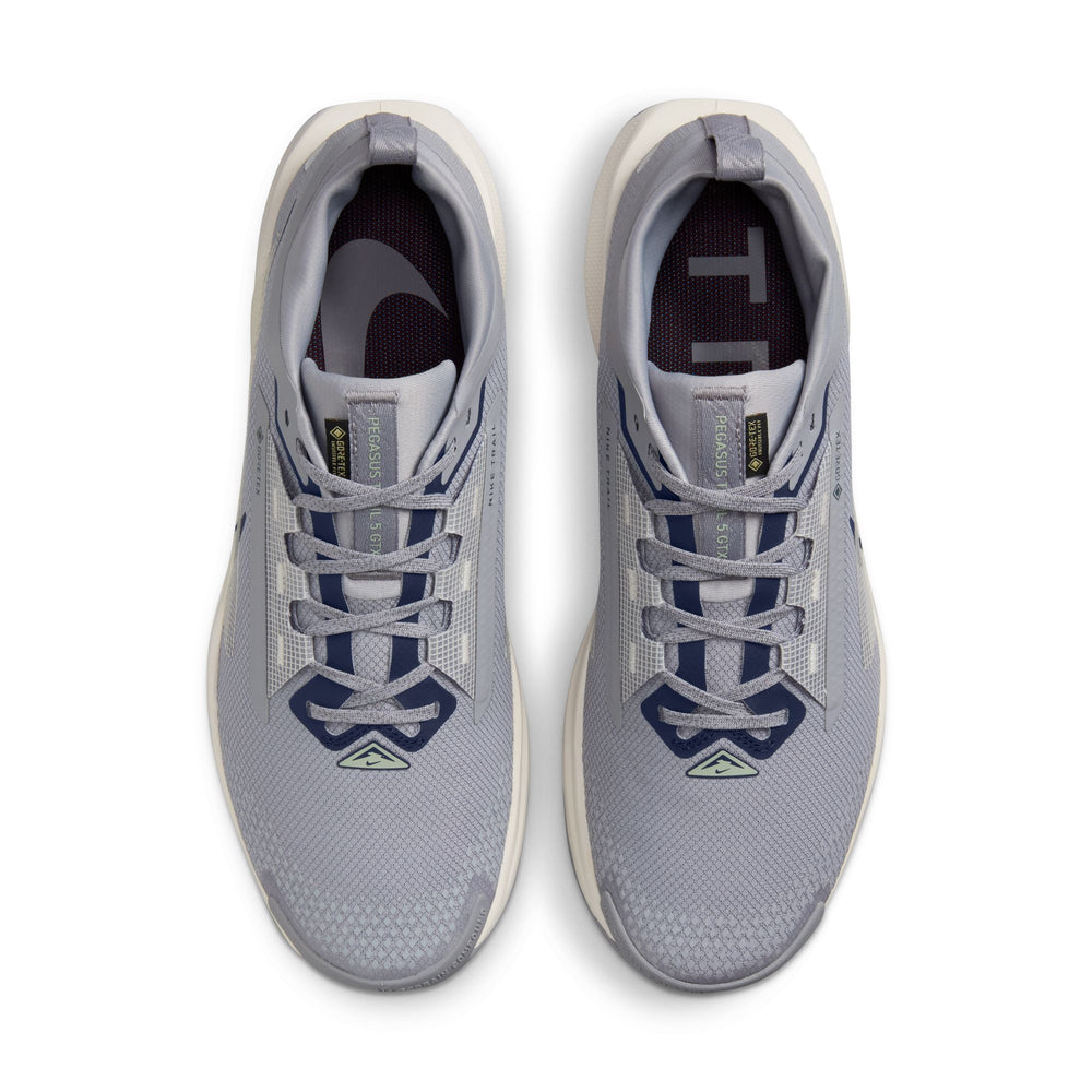 Nike Men's Pegasus Trail 5 GORE-TEX Trail Running Shoes Cement Grey / Midnight Navy - achilles heel