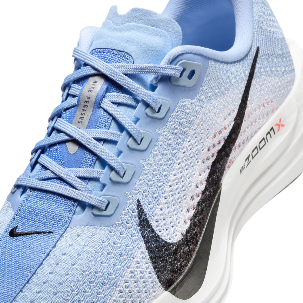 Nike Women's Pegasus Plus Running Shoes Aluminium / Black / Royal Pulse / White - achilles heel