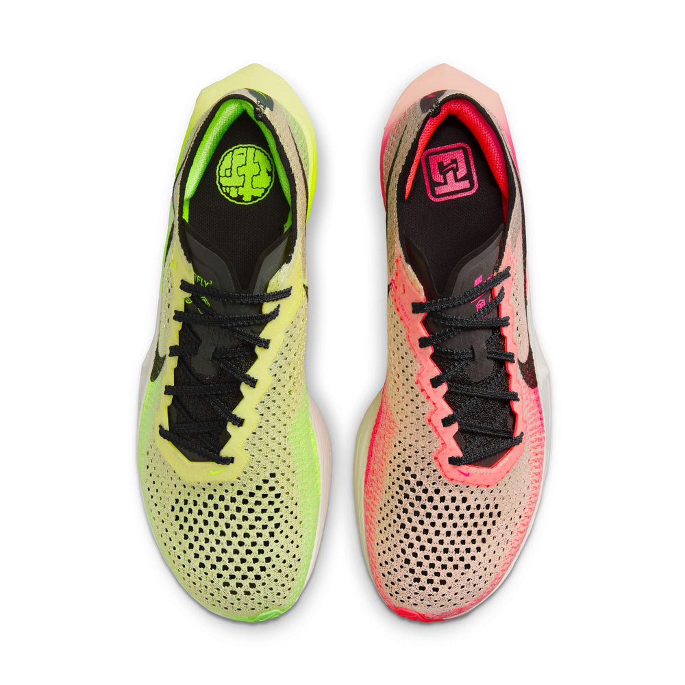 Nike Men's Vaporfly 3 Running Shoes Luminous Green / Crimson Tint / Volt - achilles heel