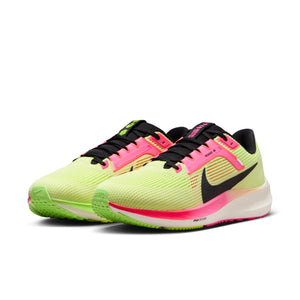 Nike Men's Pegasus 40 Premium Running Shoes Luminous Green / Volt / Lime Blast / Black - achilles heel