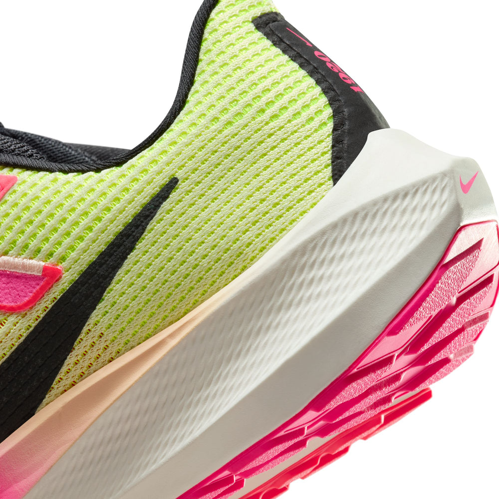 Nike Men's Pegasus 40 Premium Running Shoes Luminous Green / Volt / Lime Blast / Black - achilles heel