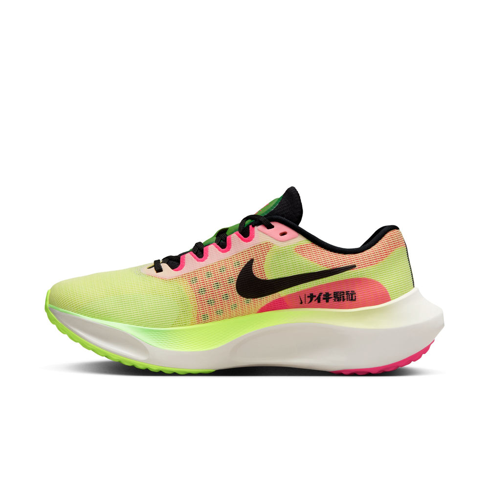 Nike Men's Zoom Fly 5 Premium Running Shoes Luminous Green / Volt / Lime Blast / Black - achilles heel