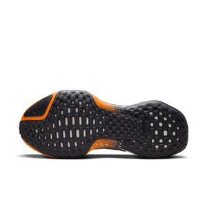 Nike Men's Invincible Run Flyknit 3 Running Shoes Oatmeal / Black / Safety Orange - achilles heel