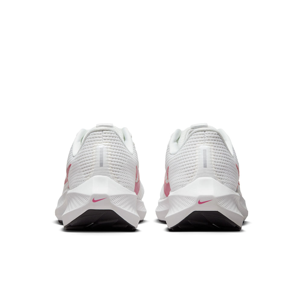 Nike Women's Pegasus 40 Running Shoes Summit White / Fireberry - achilles heel