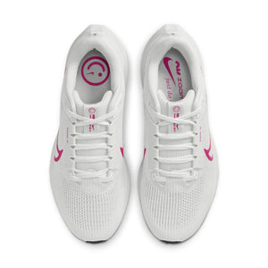 Nike Women's Air Zoom Pegasus 40 Running Shoes Summit White / Fireberry - achilles heel