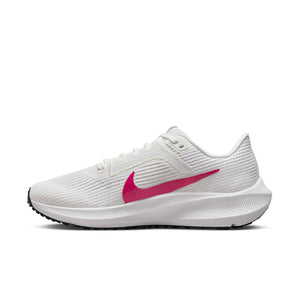 Nike Women's Pegasus 40 Running Shoes Summit White / Fireberry - achilles heel