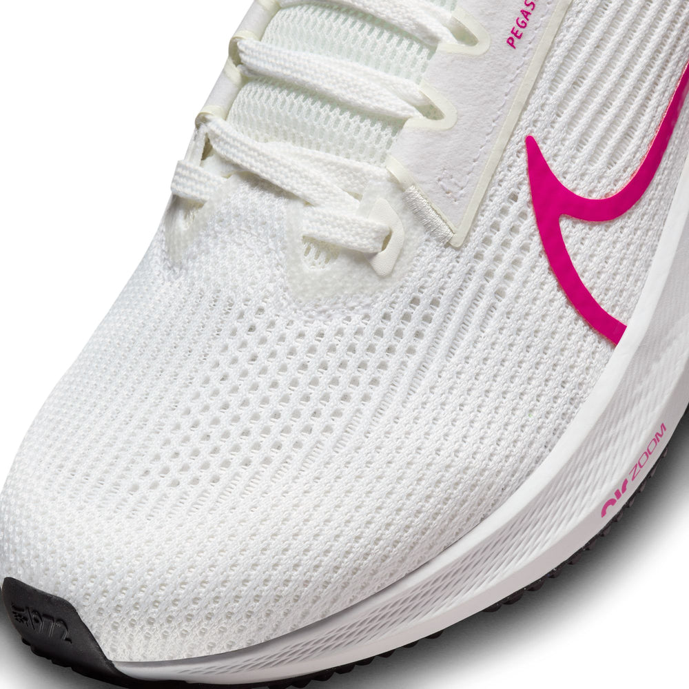 Nike Women's Air Zoom Pegasus 40 Running Shoes Summit White / Fireberry - achilles heel