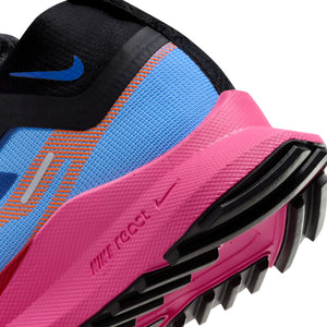 Nike Women's React Pegasus Trail 4 GORE-TEX Trail Running University Blue / Safety Orange / Pink Glow - achilles heel