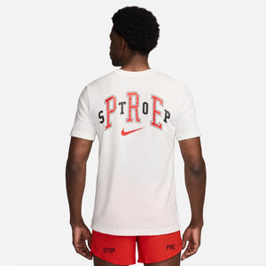 Nike Men's Stop Pre Tee Summit White - achilles heel