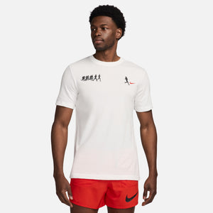 Nike Men's Stop Pre Tee Summit White - achilles heel