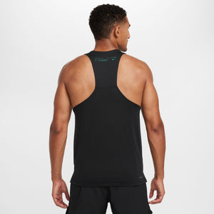 Nike Men's Dri-FIT Fast Kipchoge Running Vest Black / Stadium Green - achilles heel