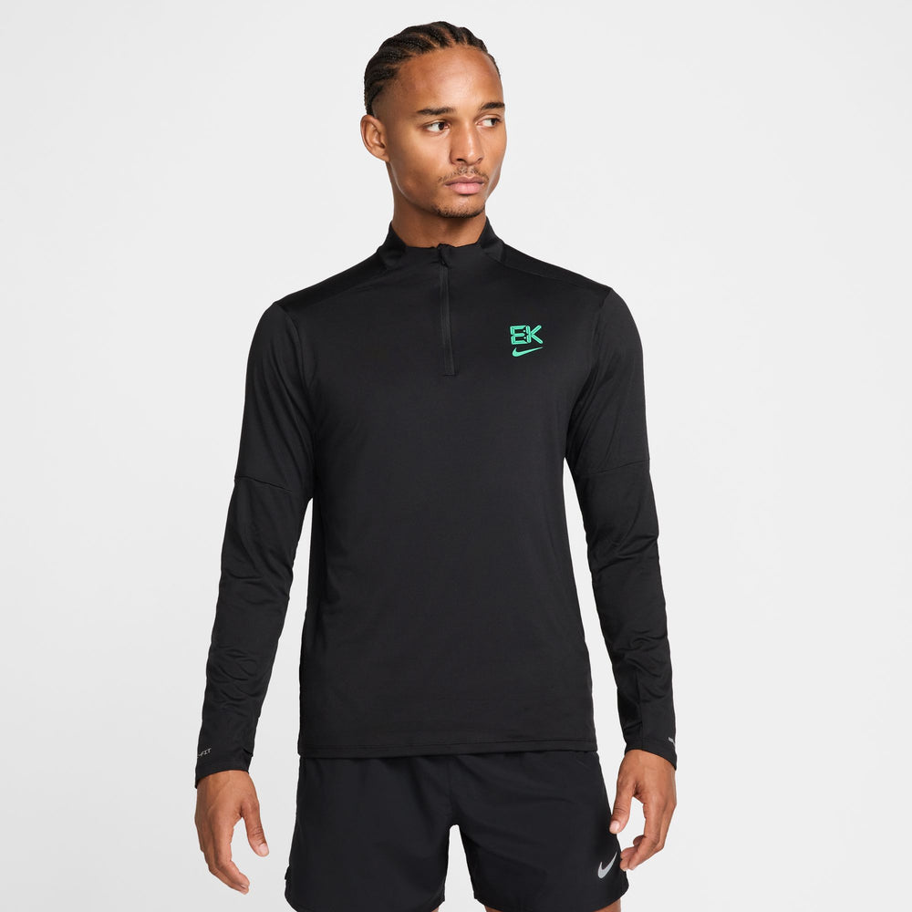 Nike Men's Dri-FIT Kipchoge Element Top Black / Reflective Silver - achilles heel
