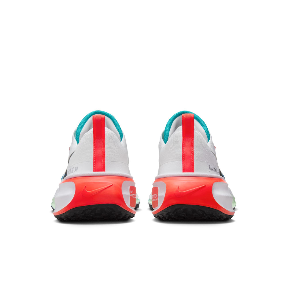 Nike Men's Invincible 3 Running Shoes White / Dusty Cactus / Bright Crimson / Black - achilles heel