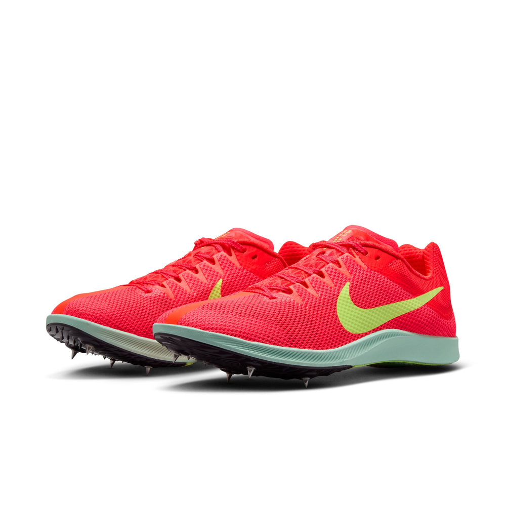 Nike Zoom Rival Distance Running Spikes Bright Crimson / Barely Volt / Lime Blast / Washed Coral - achilles heel