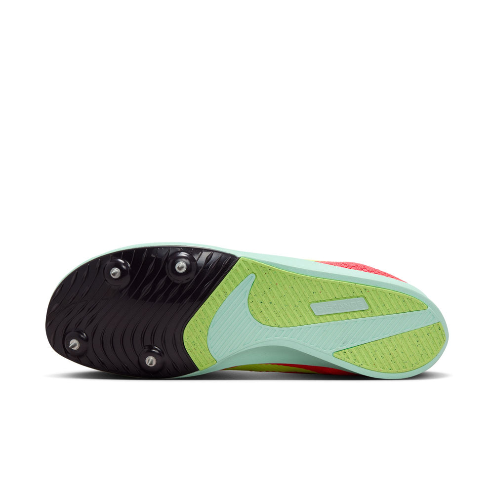 Nike Zoom Rival Distance Running Spikes Bright Crimson / Barely Volt / Lime Blast / Washed Coral - achilles heel