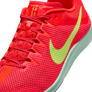 Nike Zoom Rival Distance Running Spikes Bright Crimson / Barely Volt / Lime Blast / Washed Coral - achilles heel
