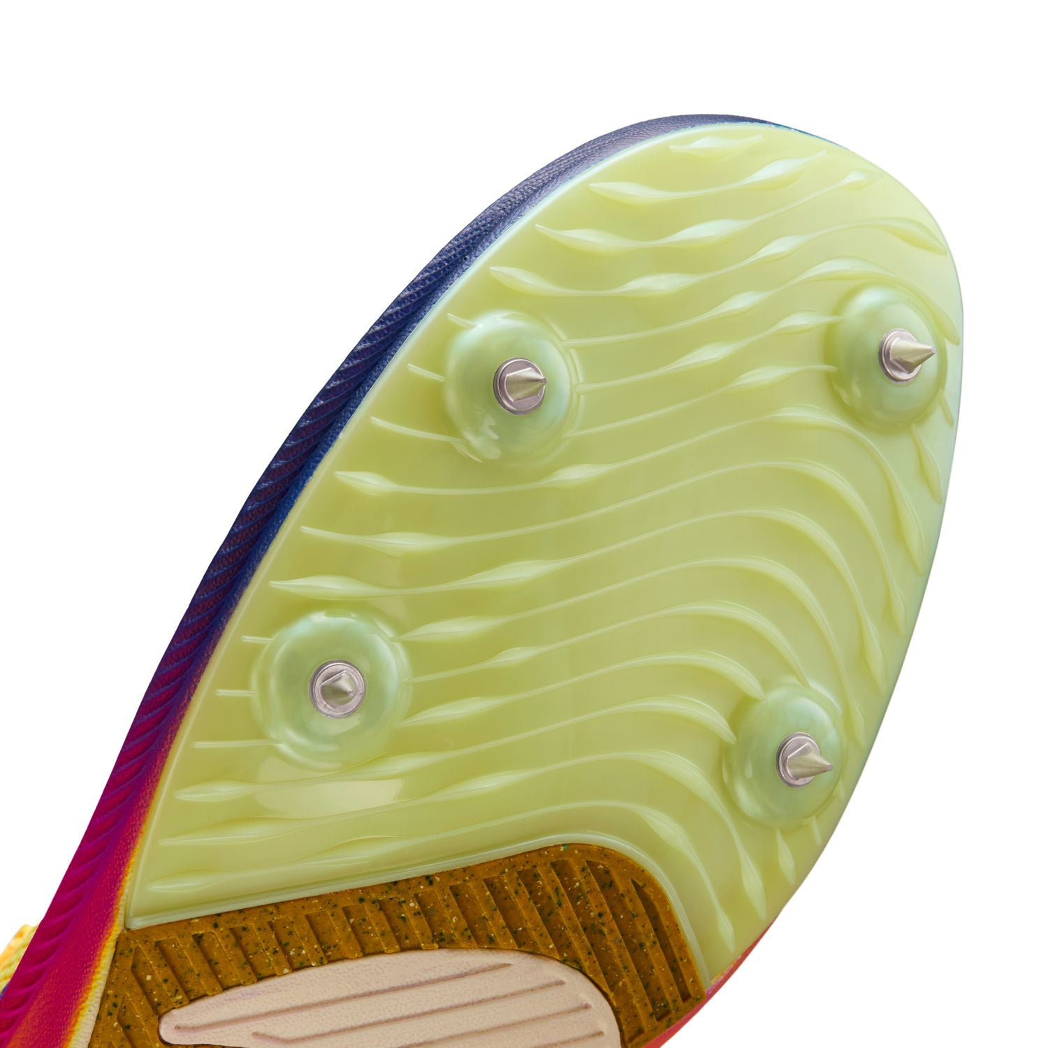 Zoom Rival Distance Running Spikes Citron Pulse / Indigo Burst / Hyper Violet - Achilles Heel