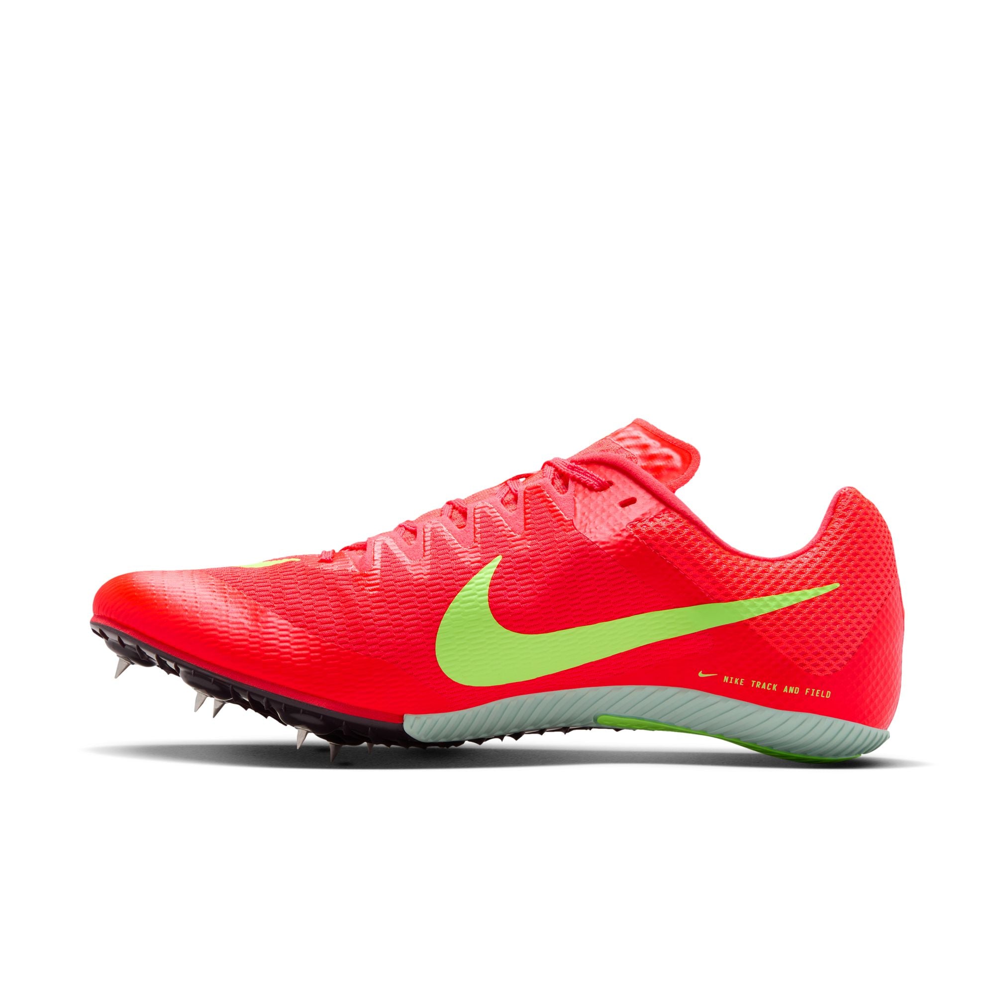 Nike Zoom Rival Sprint Running Spikes Bright Crimson / Washed Coral / Hyper Orange - Achilles Heel