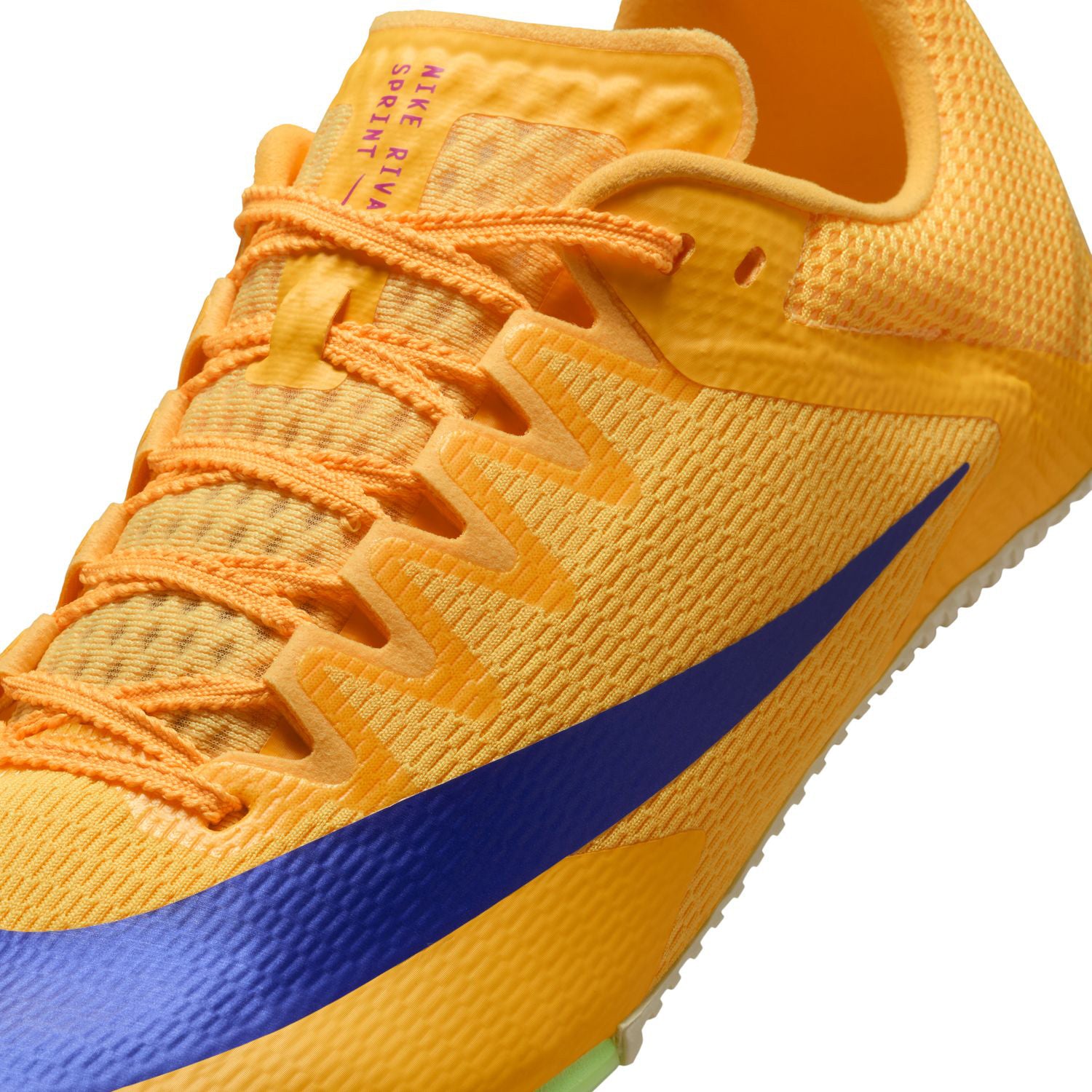 Zoom Rival Sprint Running Spikes Citron Pulse / Indigo Burst / Hyper Violet - Achilles Heel