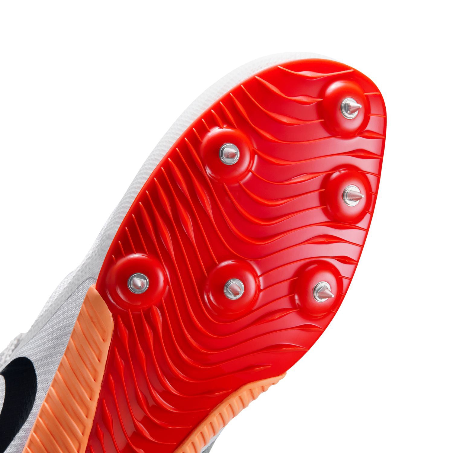 Zoom Rival Multi Running Spikes White / Obsidian / Bright Crimson - Achilles Heel