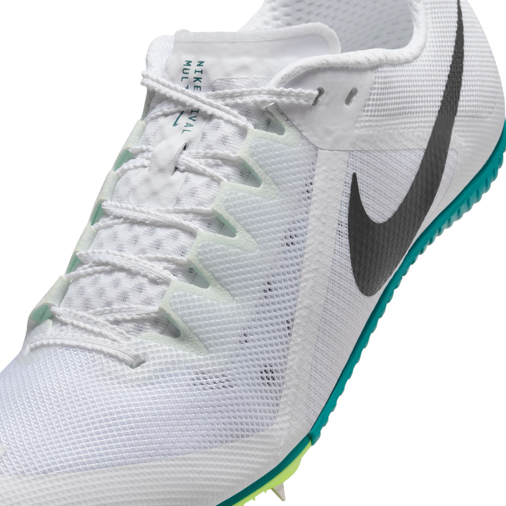 Nike Zoom Rival Multi-Event Running Spikes White / Bright Spruce / Vapor Green / Black - achilles heel