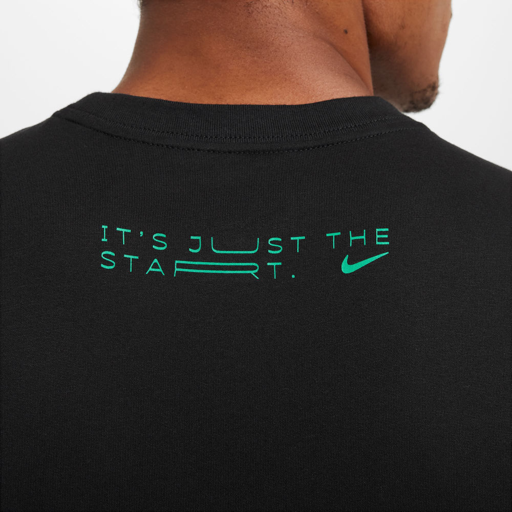 Nike Men's Dri-FIT Running "Kipchoge" Tee Black - achilles heel