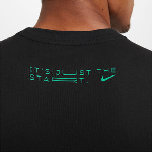Nike Men's Dri-FIT Running "Kipchoge" Tee Black - achilles heel