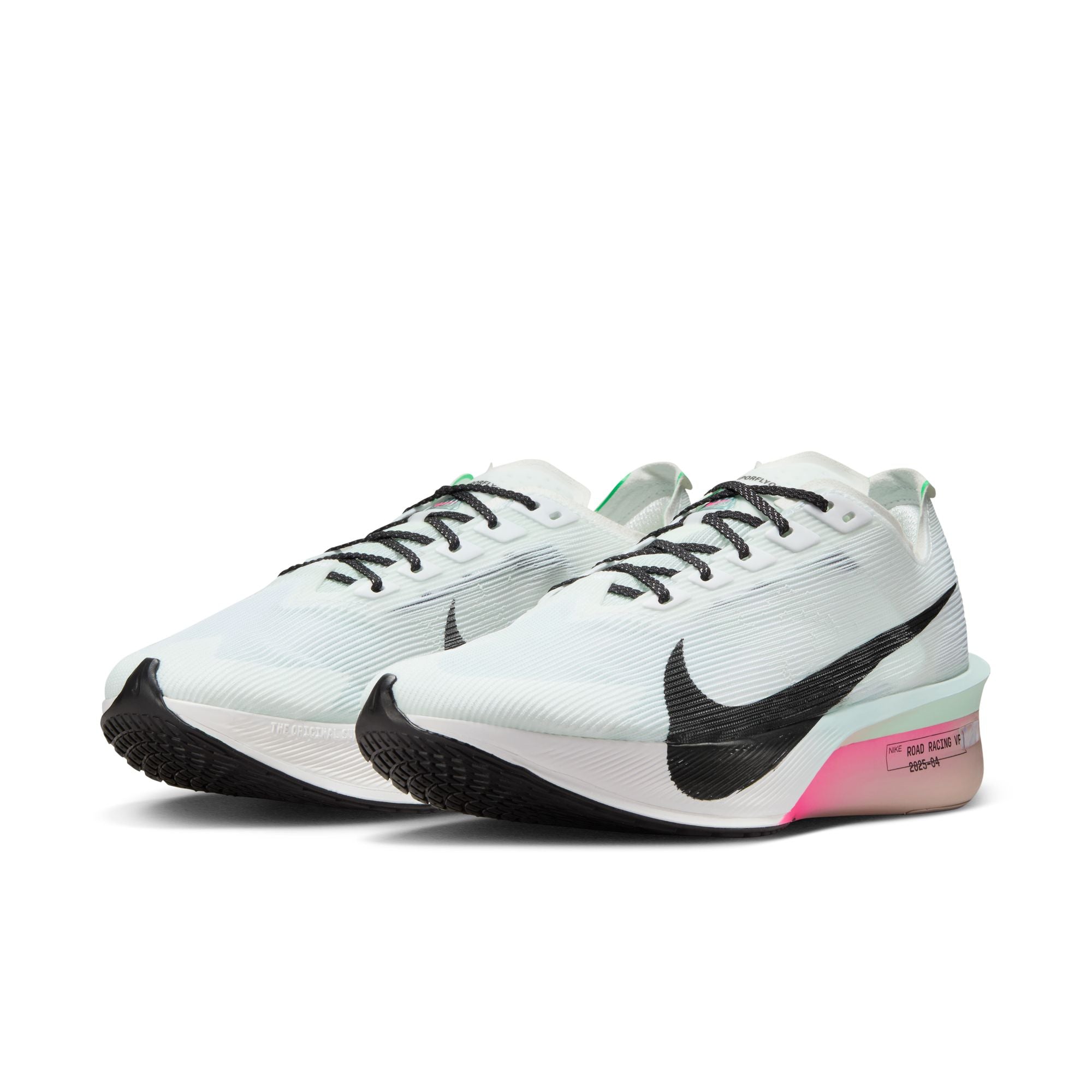 Women's Vaporfly 4 Running Shoes White / Hyper Pink / Mint Foam / Black - Achilles Heel