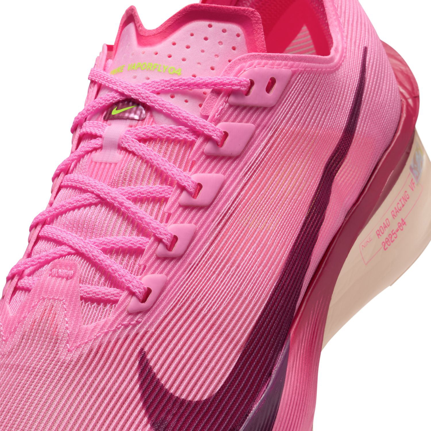 Women's Vaporfly 4 Running Shoes Pink Spell / Bordeaux / Hyper Pink