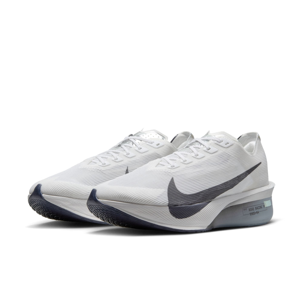 Nike Men's Vaporfly 4 Running Shoes White / Obsidian Mist / Pure Platinum / Gridiron - achilles heel