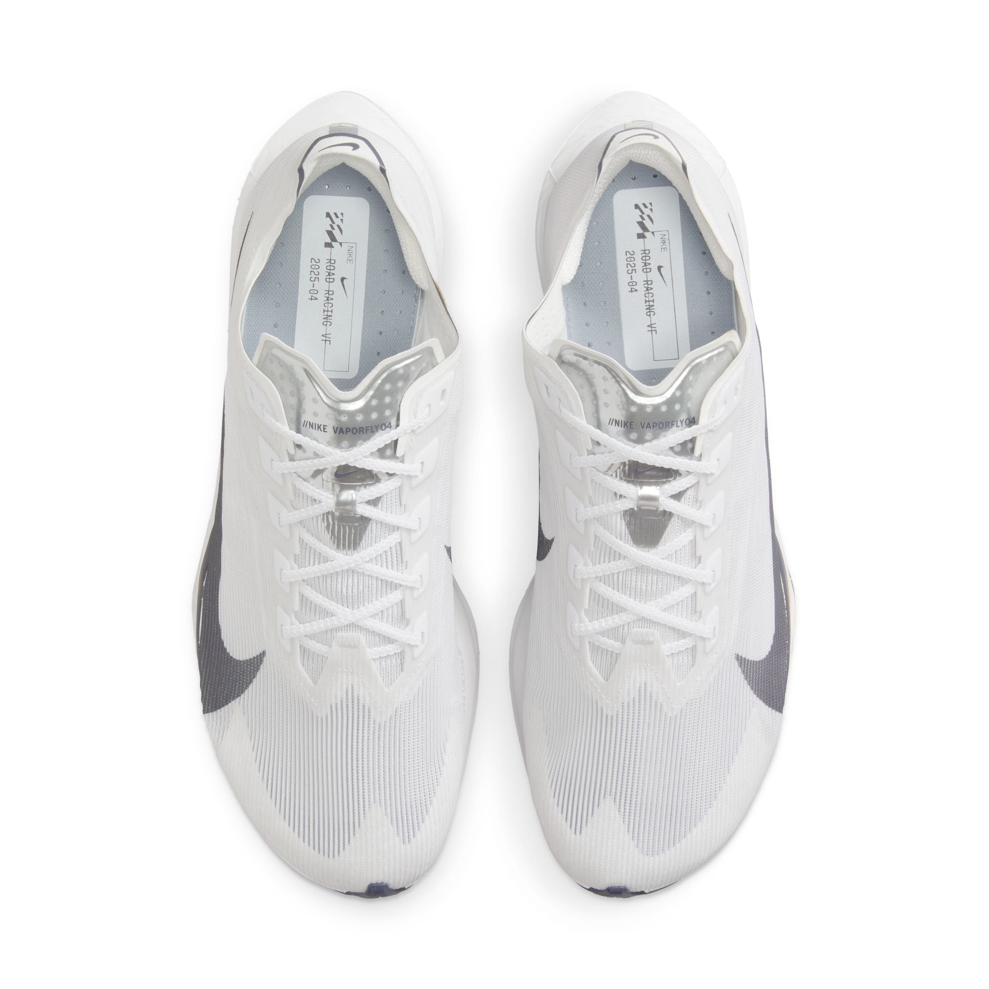 Women's Vaporfly 4 Running Shoes White / Obsidian Mist / Pure Platinum / Gridiron - Achilles Heel
