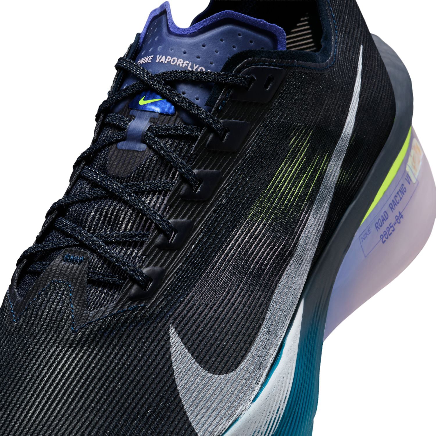 Men's Vaporfly 4 Running Shoes Obsidian / White / Persian Violet